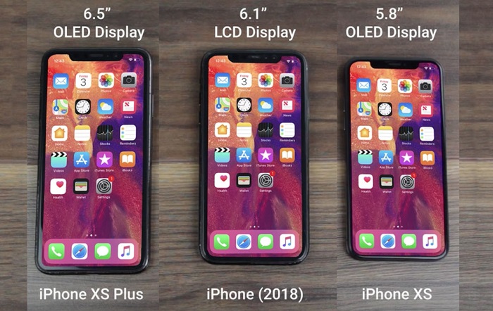 [视频]疑似iphone xs 2018三机模型对比上手