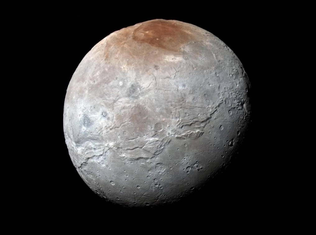 图示:冥王星最大的卫星卡戎
